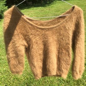 SOLD Cropped Cashmere Sweater